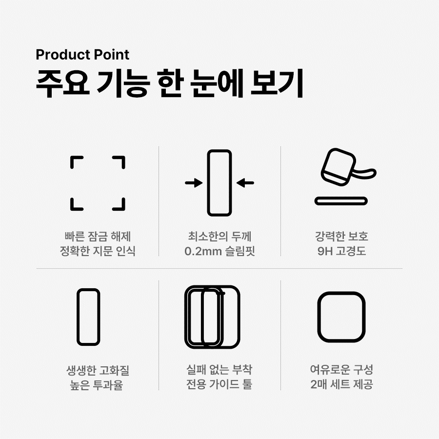 [당일/2매✌] 지문인식⭕ 2초부착 원터치 전기종 아이폰 갤럭시 강화유리 생폰 생폰느낌💙 터치감유지😎 필름❌ 전기종 갤럭시 S25 S24 S23 울트라 강화유리 S22 S21 S20 플러스 울트라 아이폰16 15 14 13 12 미니 프로 맥스 상세 이미지 10